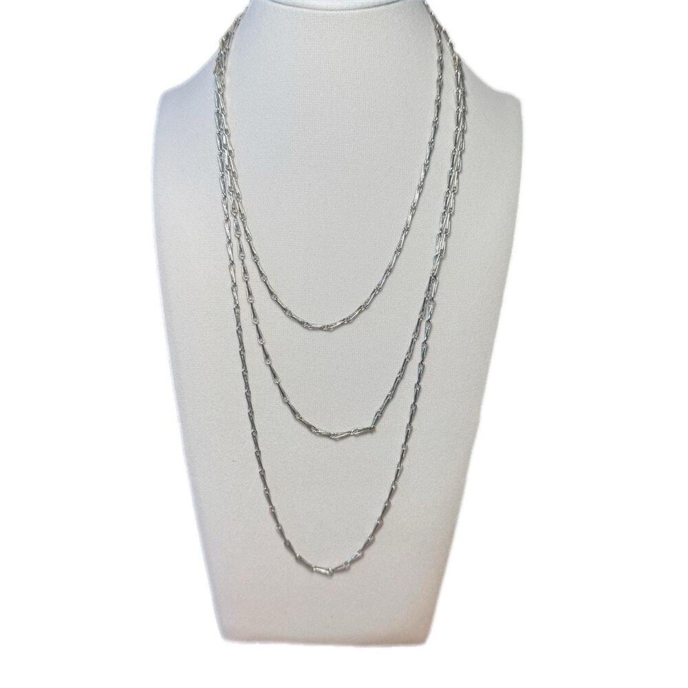 Vintage layered chain necklace